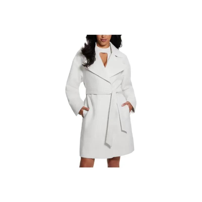 GUESS Coats Women's White-0
