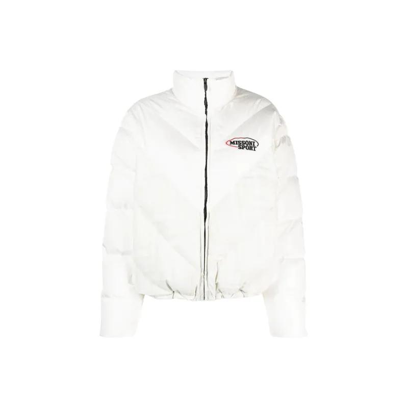 MISSONI Puffer Jackets Women's Ecru-0