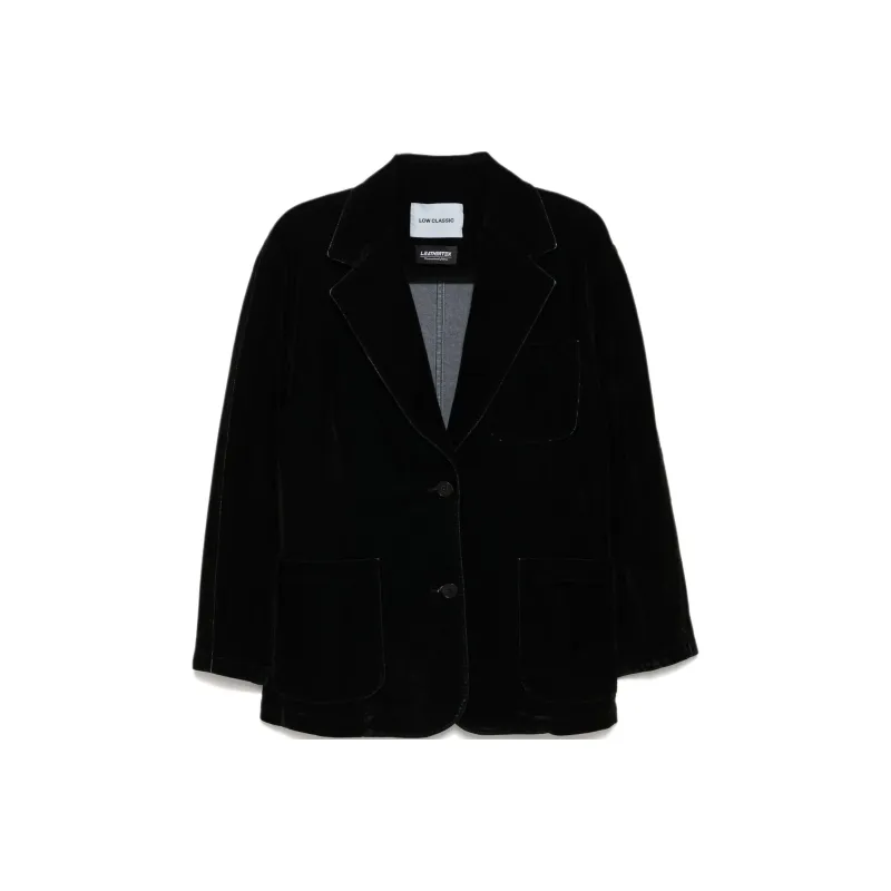 LOW CLASSIC Raglan Stone Washer Blazer-0
