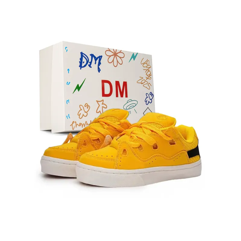 DM Abrasion Resistant Low Top Skateboard Shoes Unisex Box Included-10