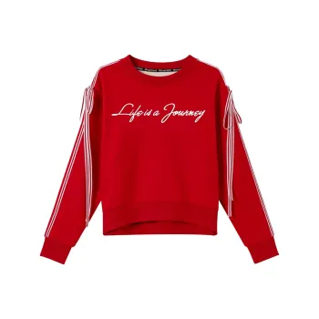 Oudifu Sweatshirts Women's Red
