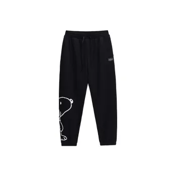 FUN X Snoopy Casual Pants Women's Black