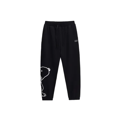 FUN X Snoopy Casual Pants Women's Black