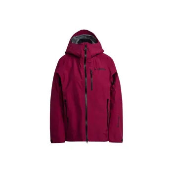 Adidas Waterproof, Windproof, And Breathable Windbreaker Jacket Women's Rose Red