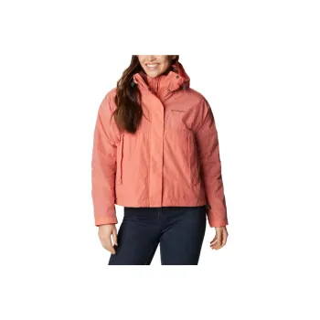 Columbia Windbreaker Jackets Women's Coral