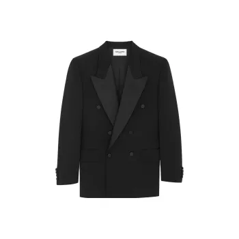 SAINT LAURENT FW23 Business Suit Coat Women's Black