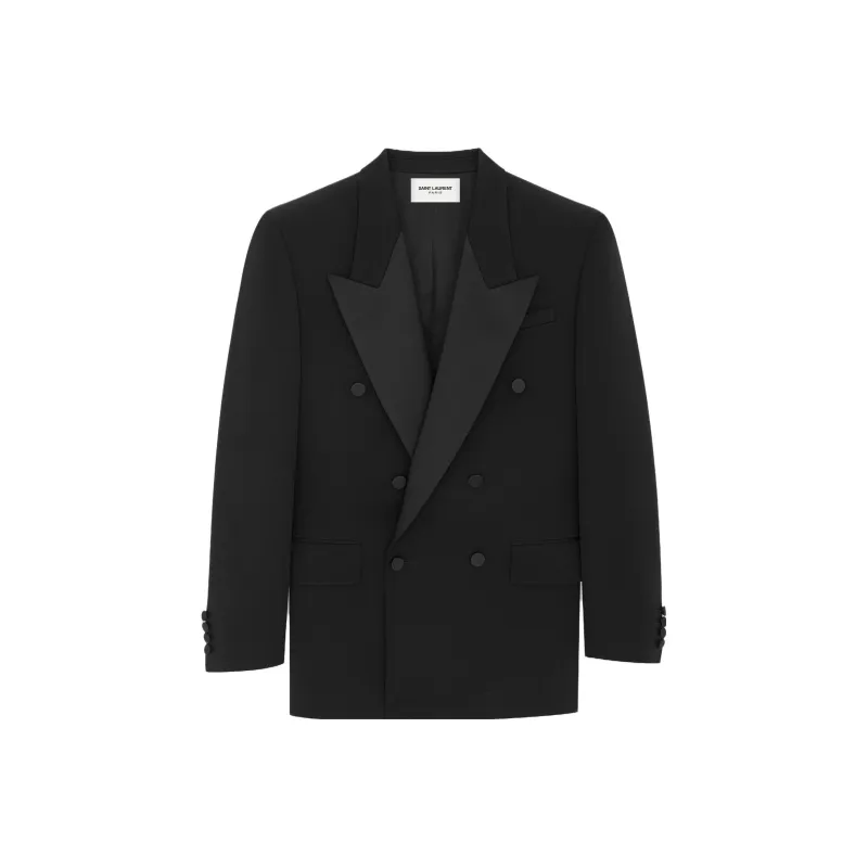 SAINT LAURENT FW23 Business Suit Coat Women's Black-0