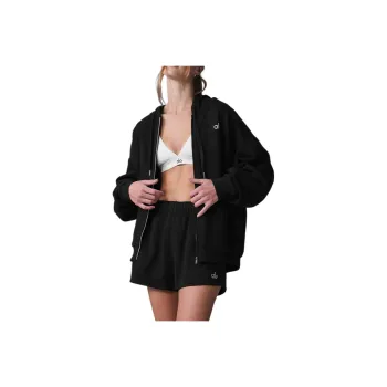 Alo Yoga Accolade Full Zip Hoodie Sweatshirt Women's