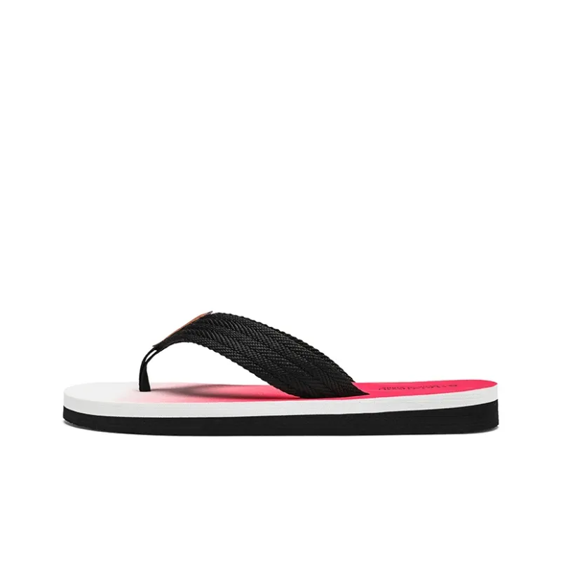 NANJIREN Woven Quiet Odor Resistant Abrasion Resistant Slip Resistant Flip Flops Men's-0