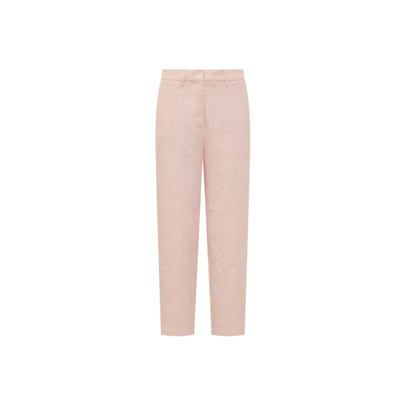 Forte Forte All Over Jacquard Straight Leg Trousers-0