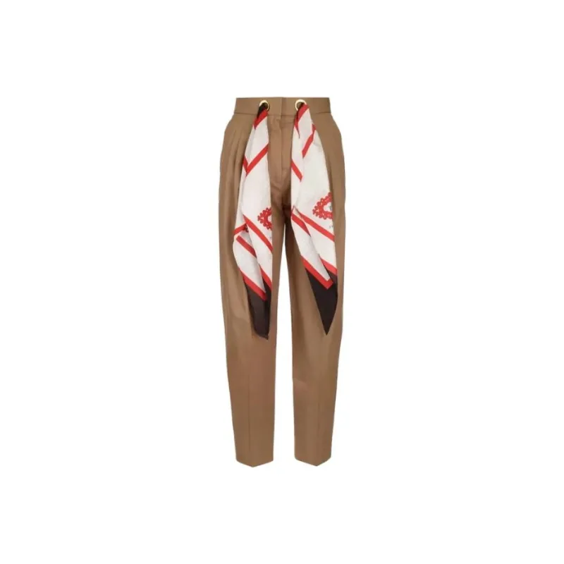 Burberry Casual Pants Women's Khaki-0