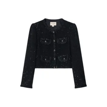 Goodland Cropped Coats Women's Black