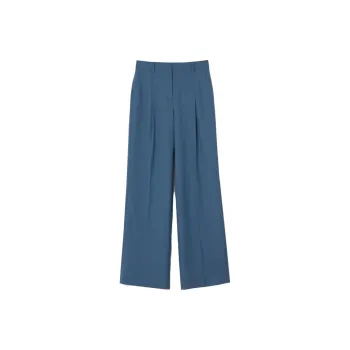 Burberry Casual Pants Women's Soft Marine Blue