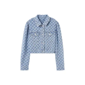 COCOON Denim Jacket Women's Jacquard