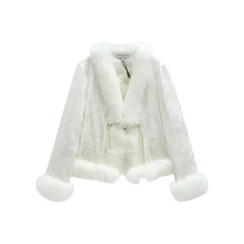 Bebe Down Jackets Women's Ecru