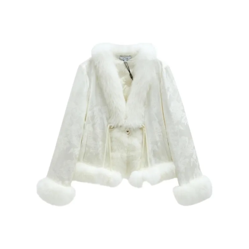 Bebe Down Jackets Women's Ecru-0