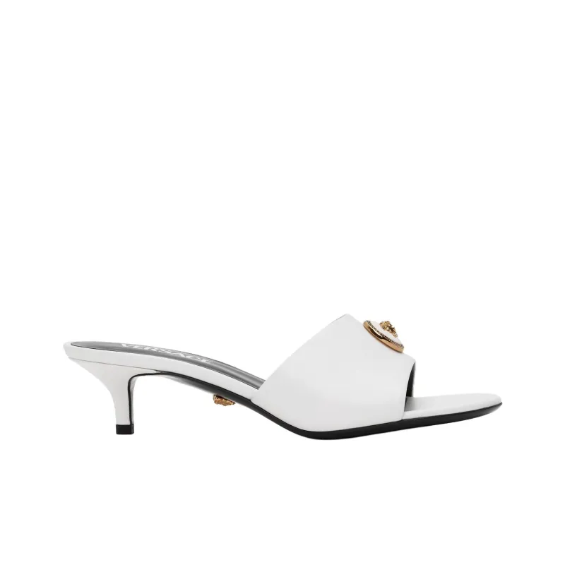 FANSIZHE Slip Resistant Slide Slippers 4.5cm Women's White-1