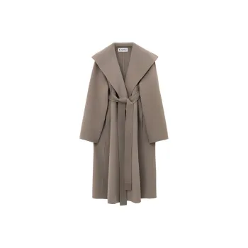 LOEWE Belted Coat Af 'Taupe/Melange'