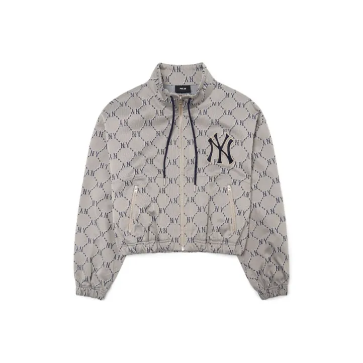 MLB Cropped Coats Women's Gray-0