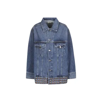 KHAITE Grizzo Jacket With Studs 'Archer'
