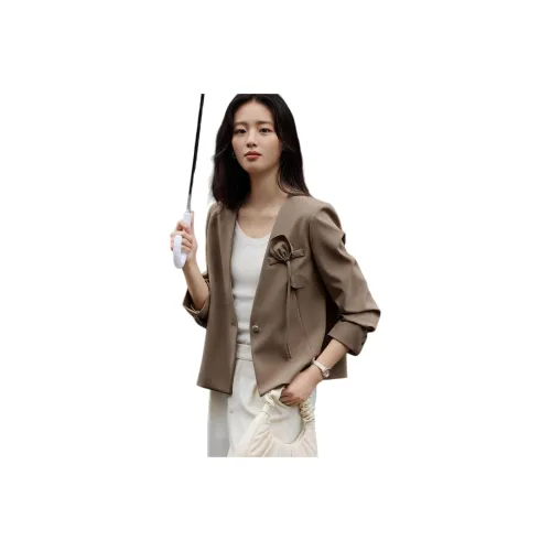 Mo Han Yi Mei Business Suit Women's Khaki