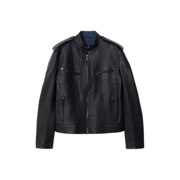 Burberry Zip-up Leather Jacket