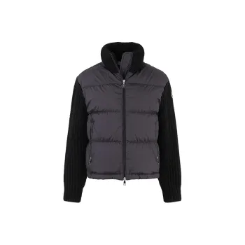 Moncler Down Jacket Women's Black Gray Color