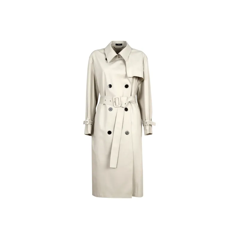 THEORY Trench Coats Women's Beige-0