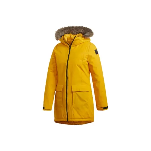 Adidas Puffer Jacket Winter Women's Saffron