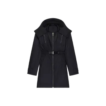 Givenchy Trench Coats Women's Black