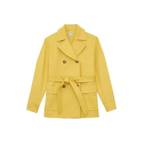 INES DE LA FRESSANGE Business Suit Coat Women's Yellow