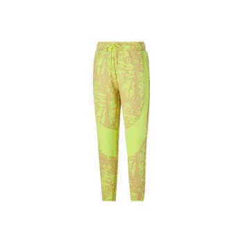 PUMA Basketball Pants Casual Pants Women's Yellow