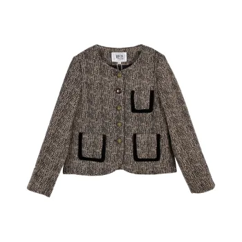 TOUCH Cropped Coats Women's Black Coffee