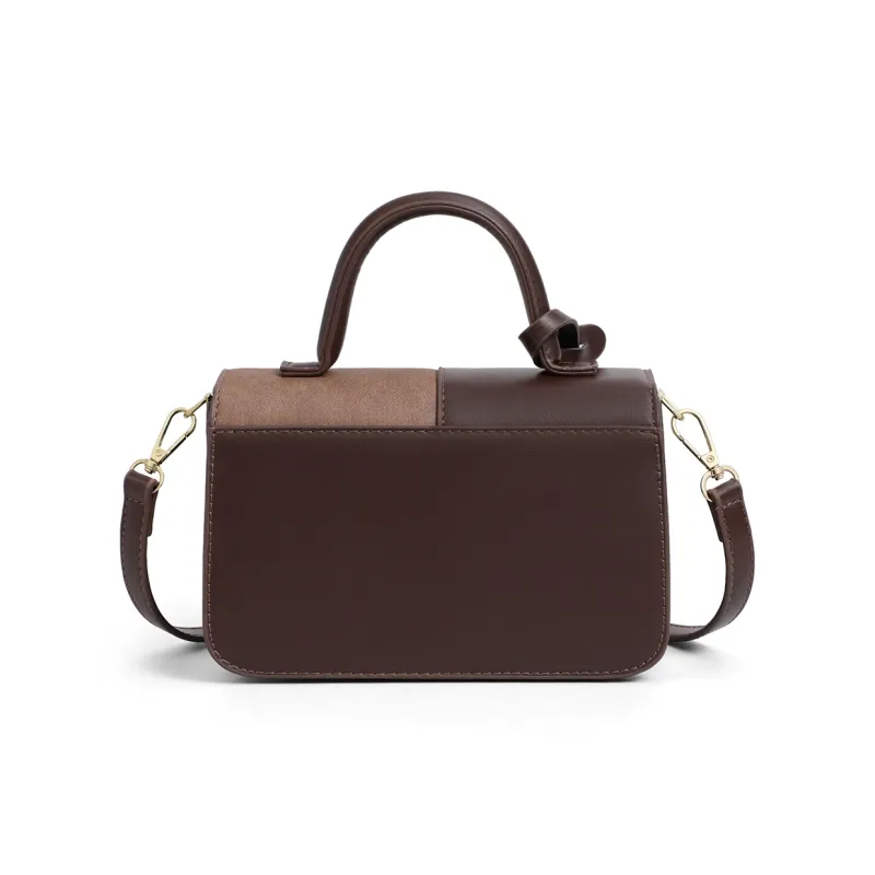 PT'SON Synthetic Leather Handbag, Shoulder Bag, Crossbody Bag, Small Square Bag Regular Women's Multicolor-6