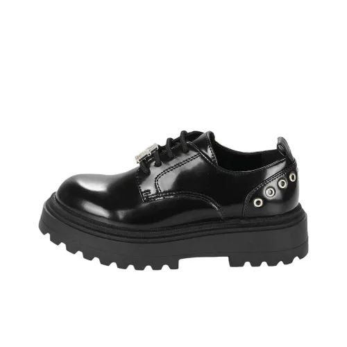 tommy viscose Hilfiger Casual Single Shoes Women's Black
