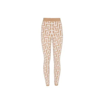 BALMAIN Leggings Women's Light Brown