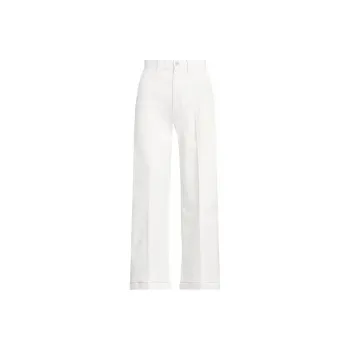 Polo Ralph Lauren FW22 Knitted Sports Pants Women's White