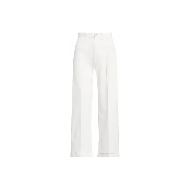 Polo Ralph Lauren FW22 Knitted Sports Pants Women's White-0