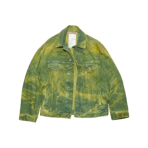 Acne Studios Oversized Fit Denim Jacket Indigo Blue