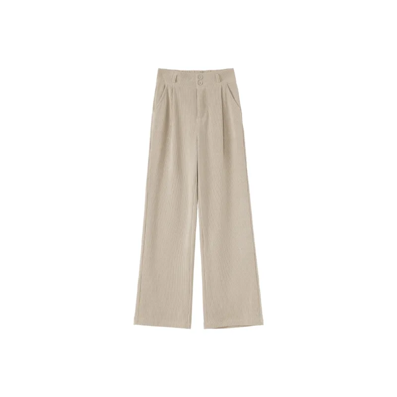 0571 Family Casual Pants Women's Khaki-0