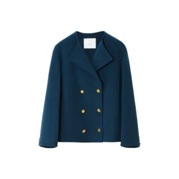 OVV Cropped Coats Women's Medium Blue B1