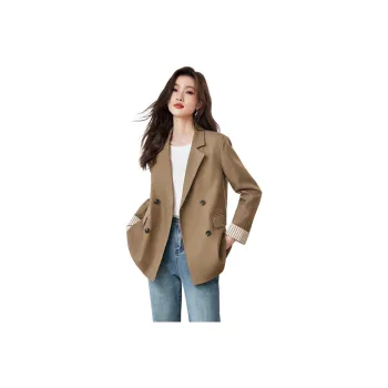 Mo Han Yi Mei Business Suit Women's Khaki