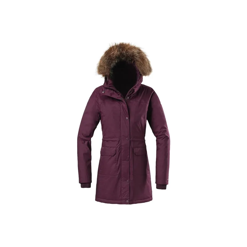 Columbia Puffer Jacket Women's Burgundy-0