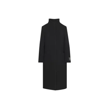 ARITZIA Wilfred The Cocoon Long Coat Coats Women's BLACK/Black