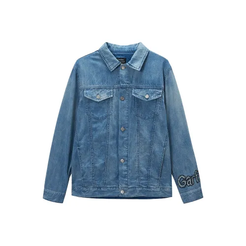 FUN X Garfield Denim Jacket Women's Denim Blue