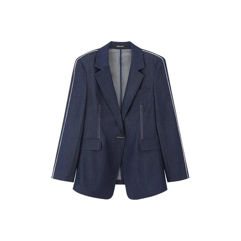 NINE WEST Business Suit Women's Blue-0
