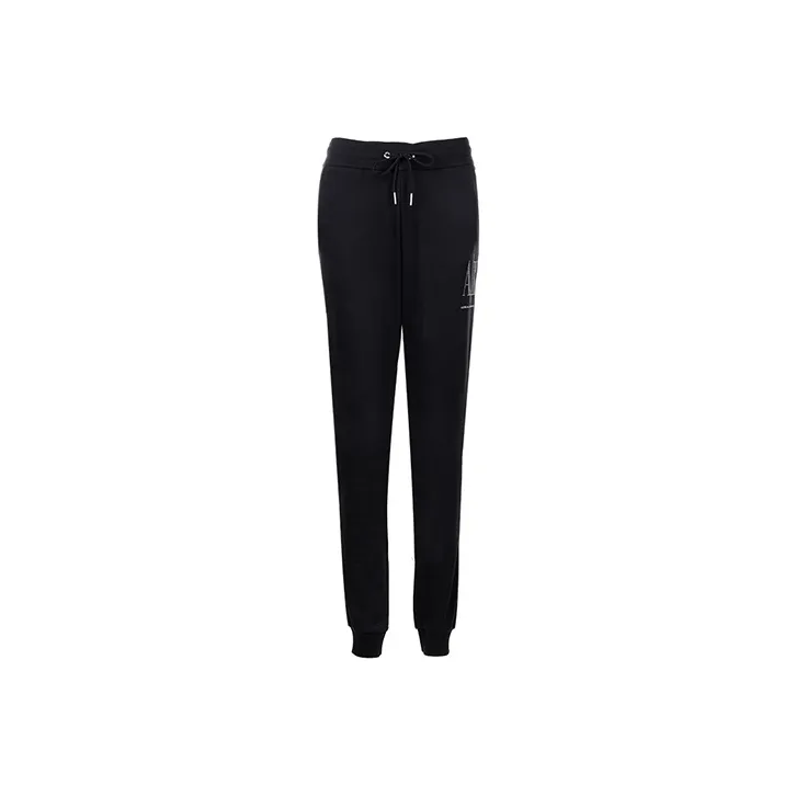 ARMANI EXCHANGE Knitted Sweatpants Women's Black-0