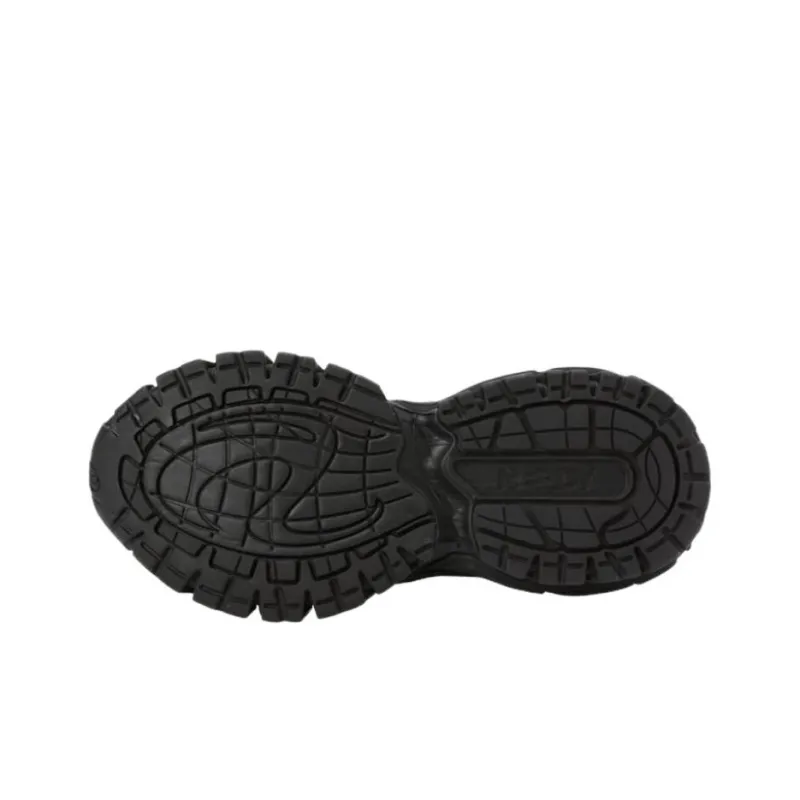 NERDY Abrasion Resistant Low Top Casual Shoes Unisex Black-6