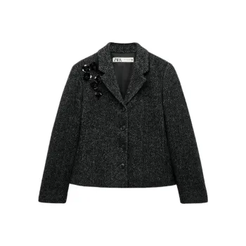 ZARA ZW Series Business Suit Women's Dark Gray