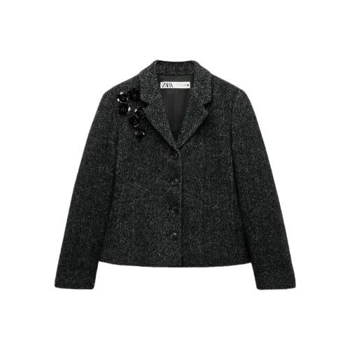ZARA ZW Series Business Suit Women's Dark Gray